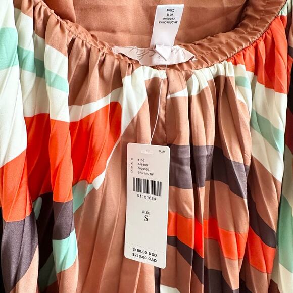 NWT Anthropologie Hutch Halter Pleated Swing Mini Dress Size Small - Picture 8 of 11